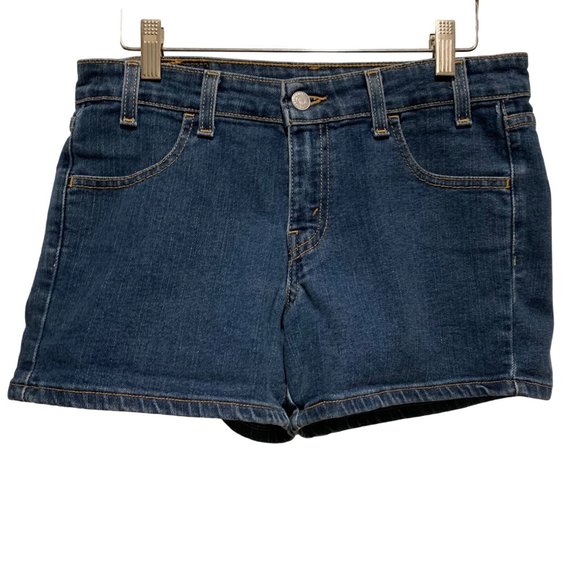 Levi's Pants - Levi's High Rise Blue Jean Denim Shorts Red Tab Juniors Size 5